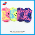 Cute smile pattern spring ankle socks for teenager,fashion for sport